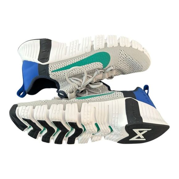 Nike Free Metcon 3 Shoes CJ0861-043 Grey Fog Neptune Green Size 15 - Picture 6 of 13